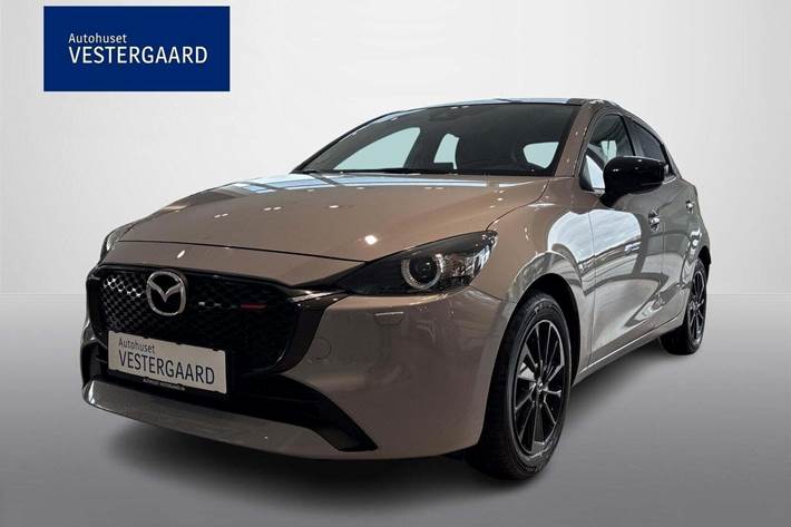 Grå Mazda 2 fra 2024