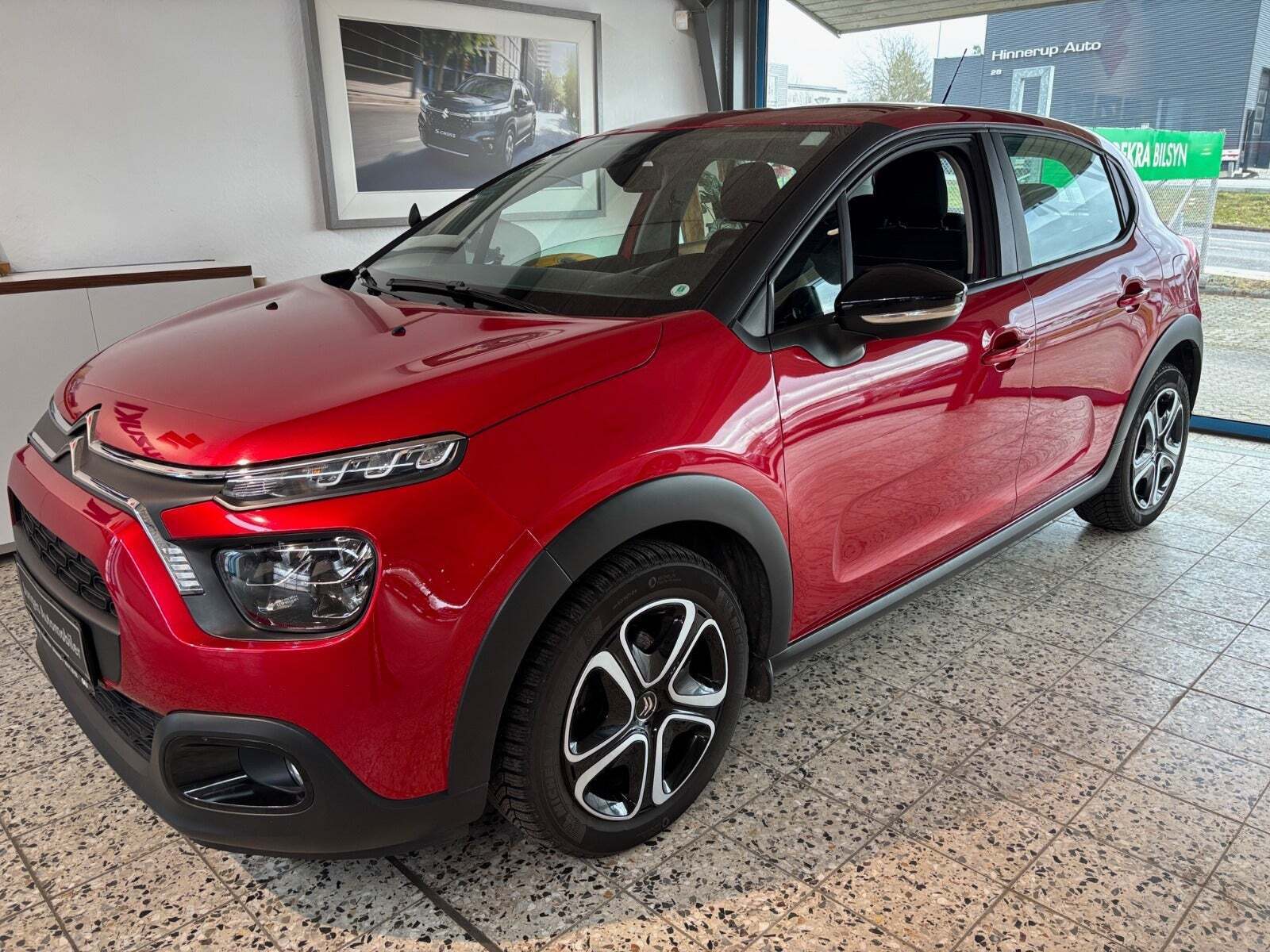 Rød Citroën C3 fra 2021