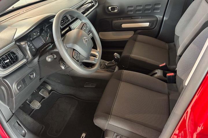 Rød Citroën C3 fra 2021