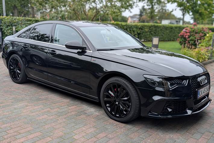 Sort Audi A6 fra 2011