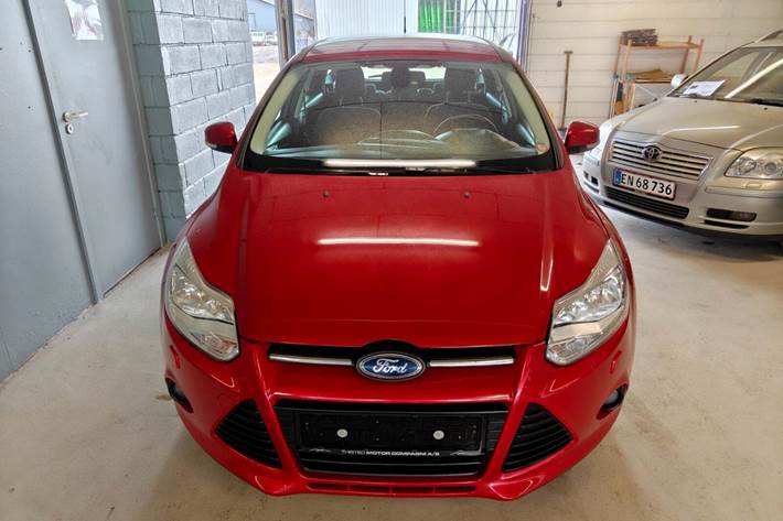 Gul Ford Focus fra 2013