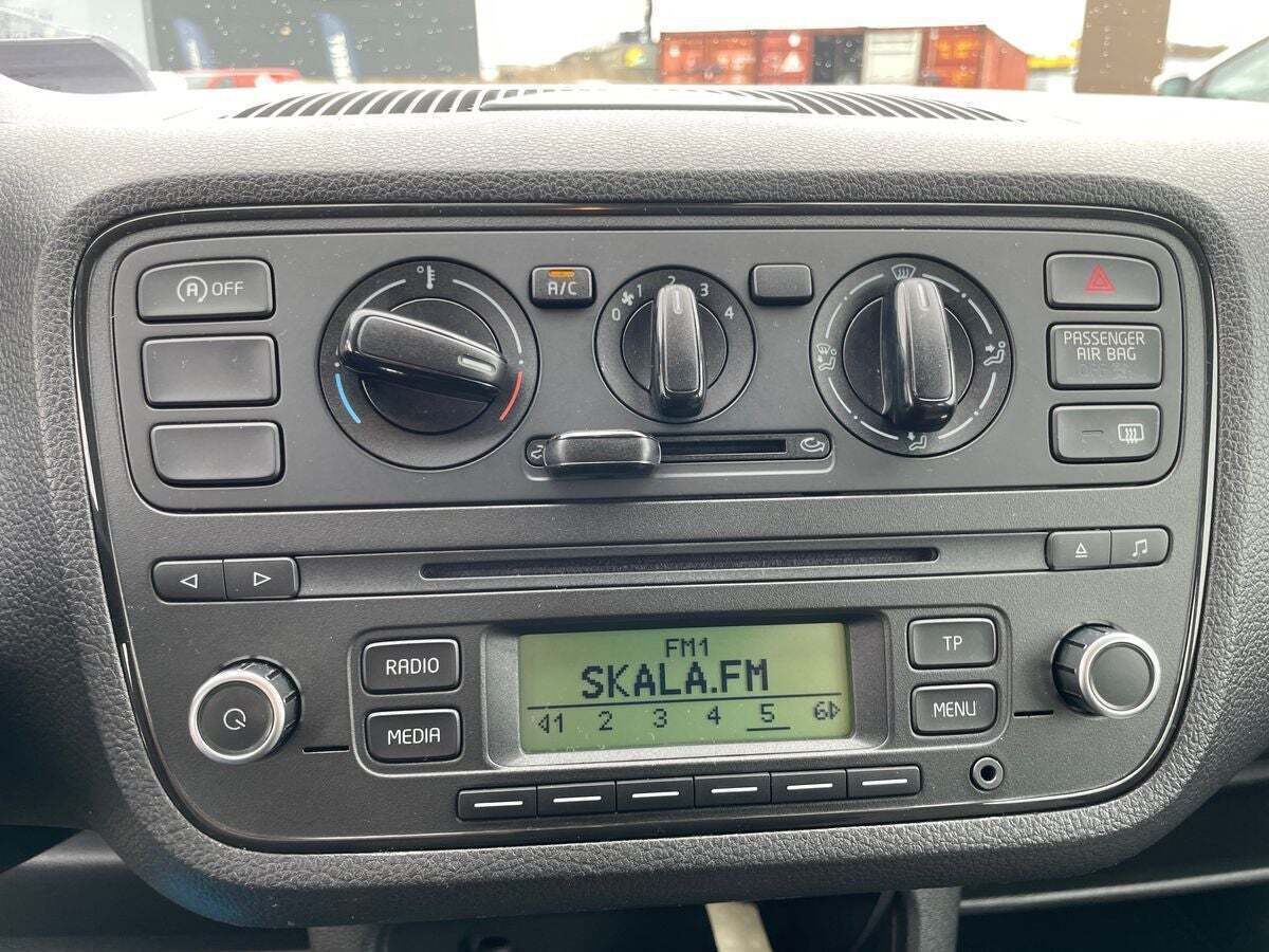 Rød Skoda Citigo fra 2015