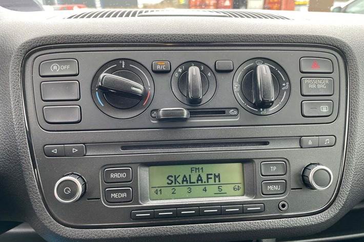 Rød Skoda Citigo fra 2015