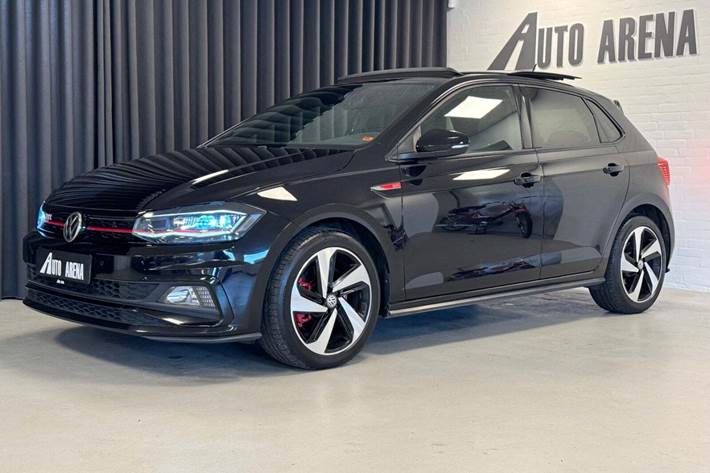 Sort VW Polo fra 2019