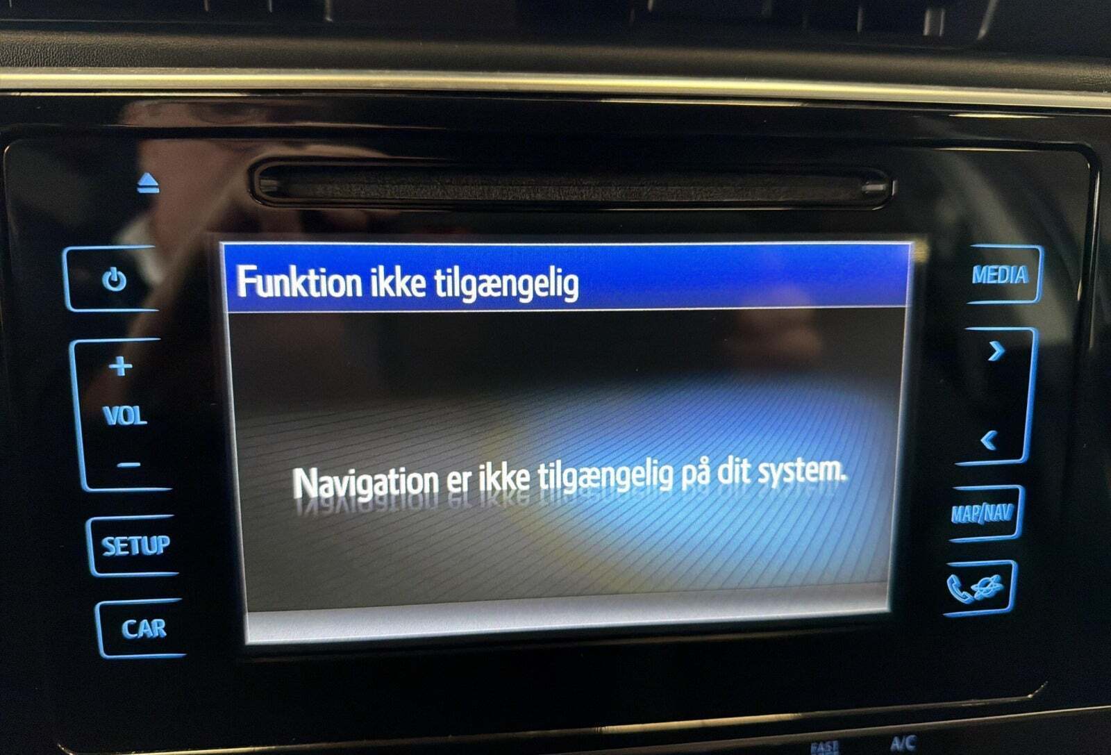 Sort Toyota Auris fra 2015