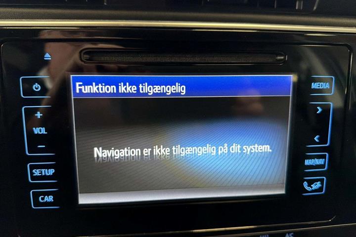 Sort Toyota Auris fra 2015
