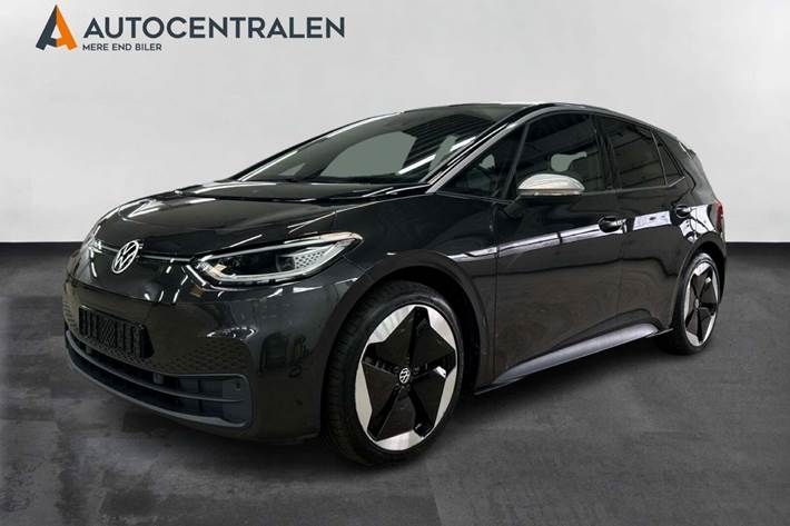 Grå VW ID.3 fra 2020 set udefra