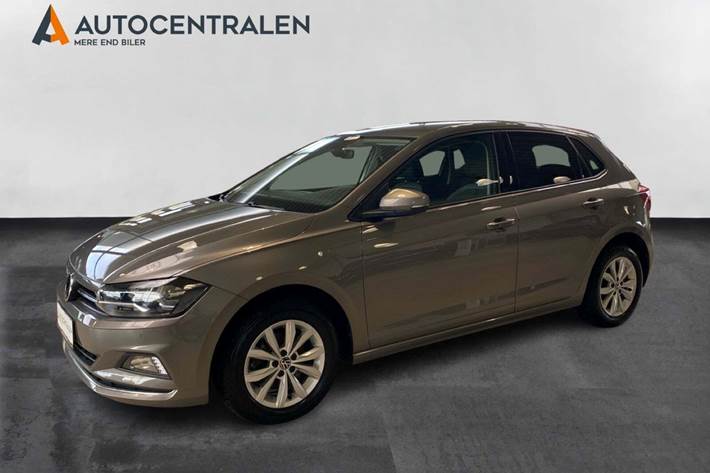 Grå VW Polo fra 2021