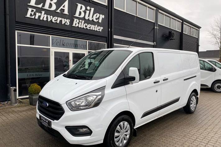 Hvid Ford Transit Custom 300L fra 2022