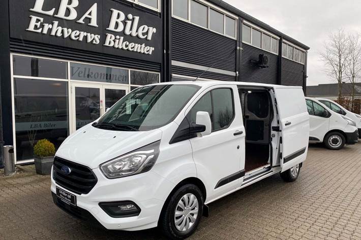 Hvid Ford Transit Custom 300 L2 fra 2022
