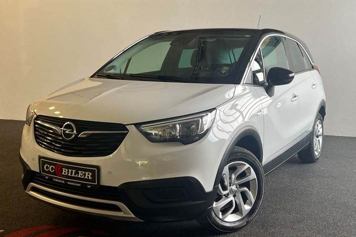 Hvid Opel Crossland X fra 2019