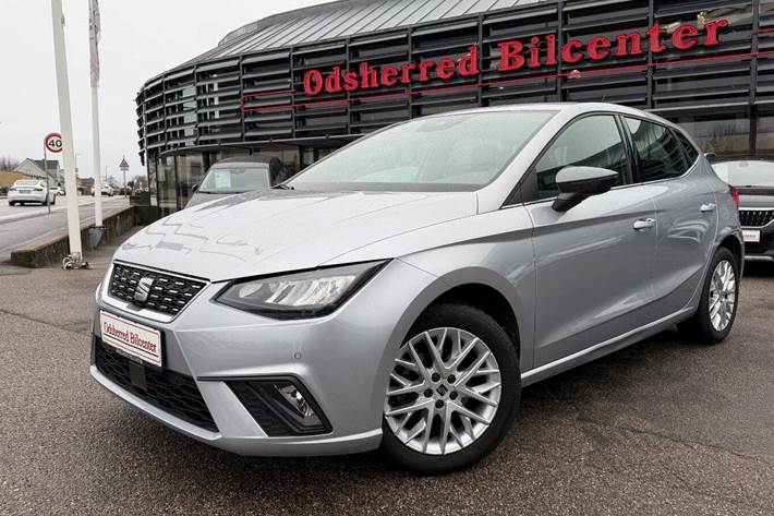 Grå Seat Ibiza fra 2022 set udefra