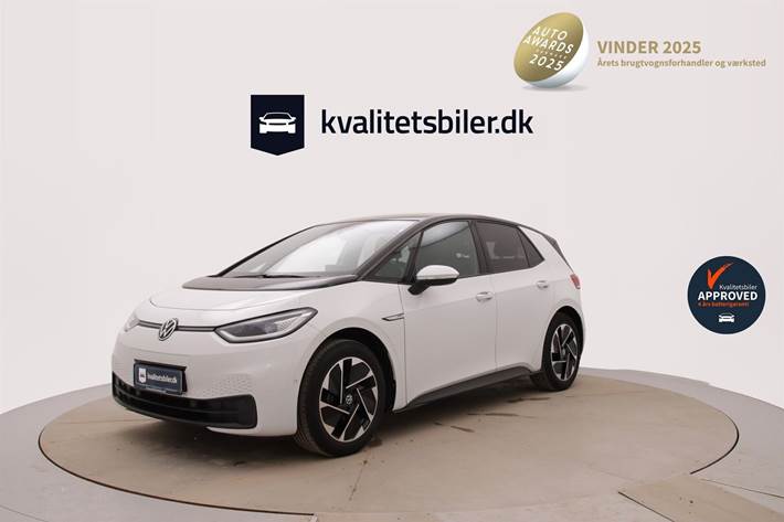 Hvid VW ID.3 fra 2022
