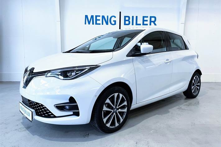 Hvid Renault Zoe fra 2020
