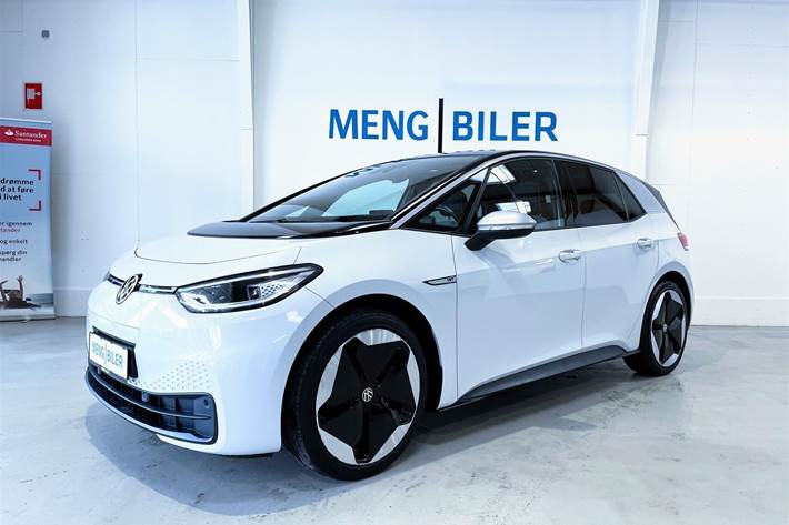 Hvid VW ID.3 fra 2020