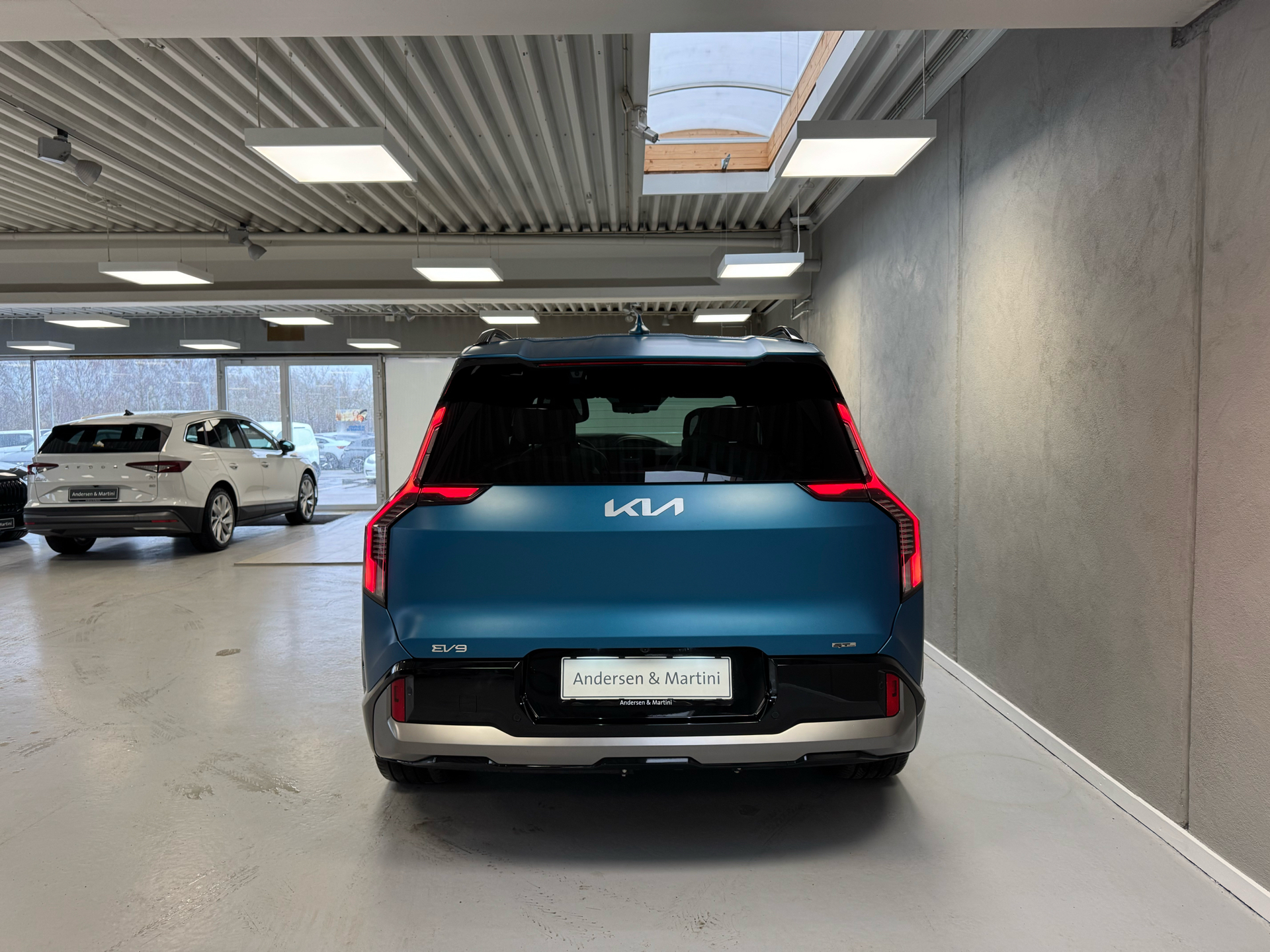 Blå Kia EV9 fra 2024