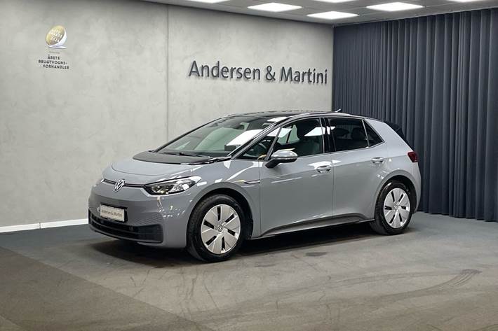 Grå VW ID.3 fra 2021