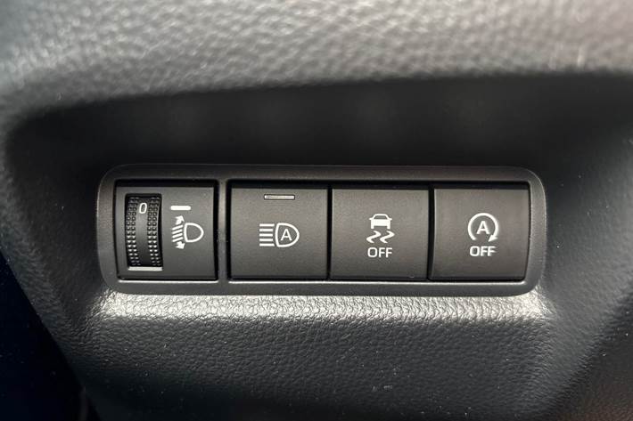 Blå Toyota Aygo X fra 2025