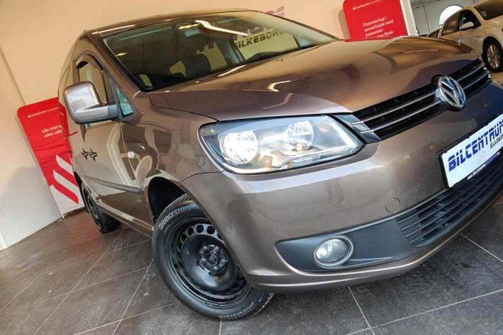 Brun VW Caddy fra 2012