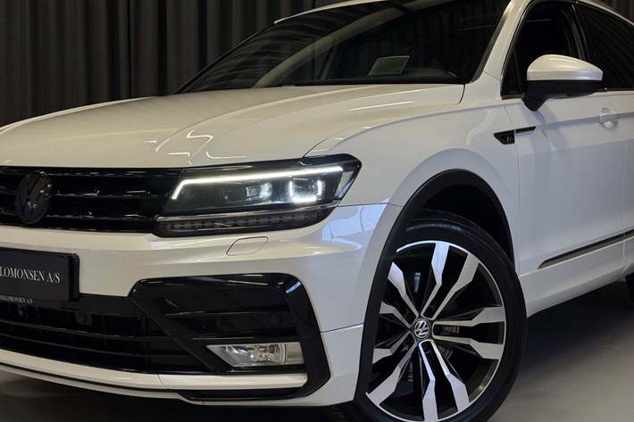 Hvid VW Tiguan fra 2016