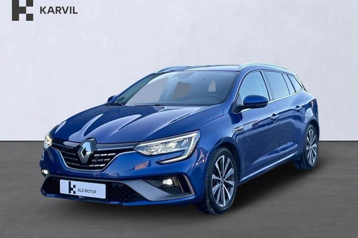 Blå Renault Megane IV fra 2021