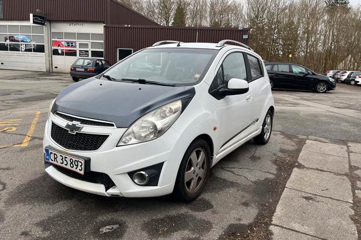 Hvid Chevrolet Spark fra 2011