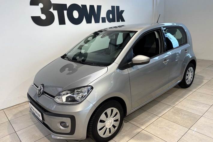 Grå VW UP! fra 2018 set udefra