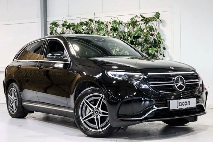 Sort Mercedes EQC400 fra 2020