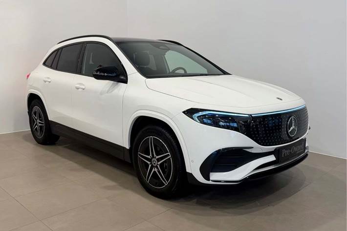 Hvid Mercedes EQA300 fra 2025