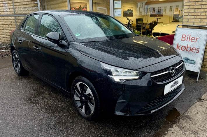 Sort Opel Corsa-e fra 2021