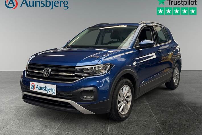 Blå VW T-Cross fra 2020