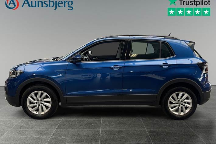 Blå VW T-Cross fra 2020
