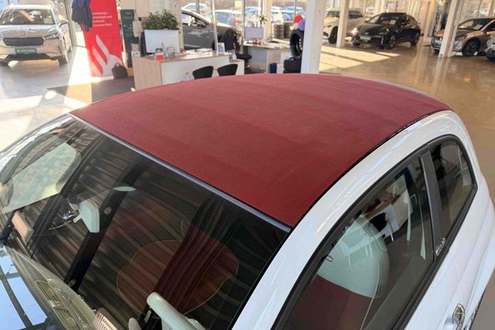 Hvid Fiat 500C fra 2013