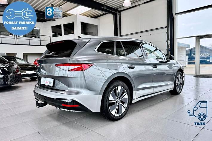 Grå Skoda Enyaq fra 2026