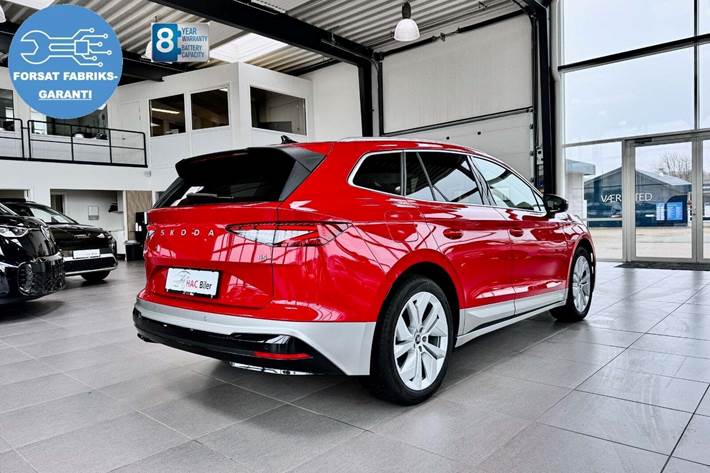 Rød Skoda Enyaq fra 2026