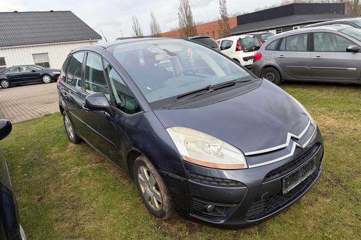 Grå Citroën C4 Picasso fra 2008 set udefra