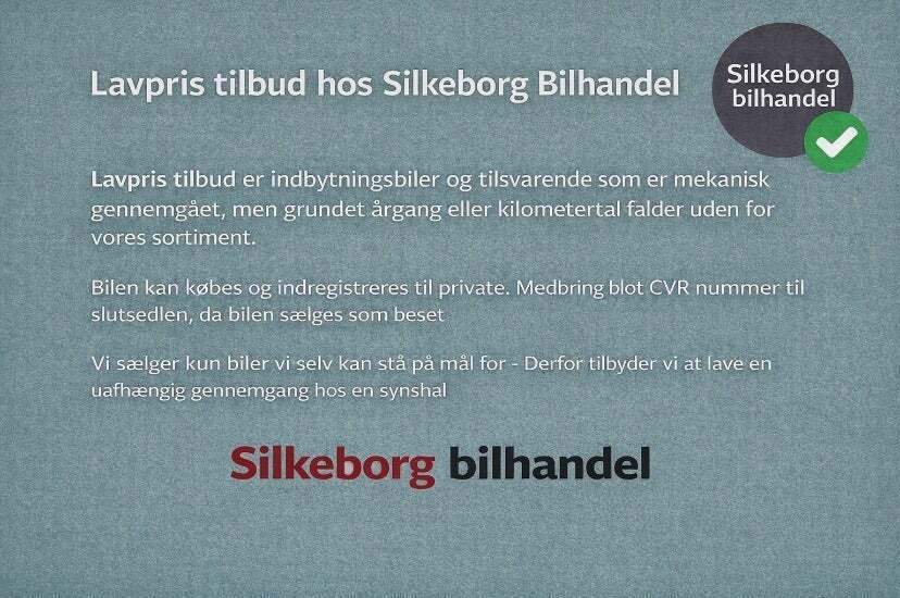 Blå Chevrolet Spark fra 2011