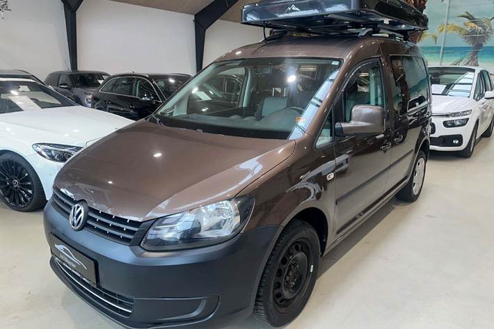 Brun VW Caddy fra 2012