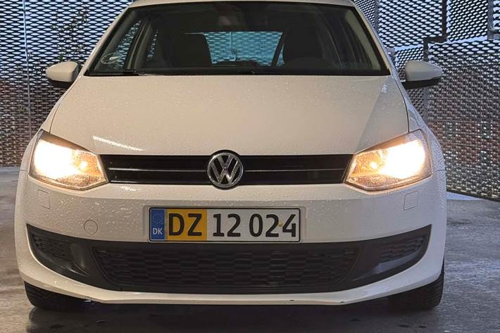 Hvid VW Polo fra 2011