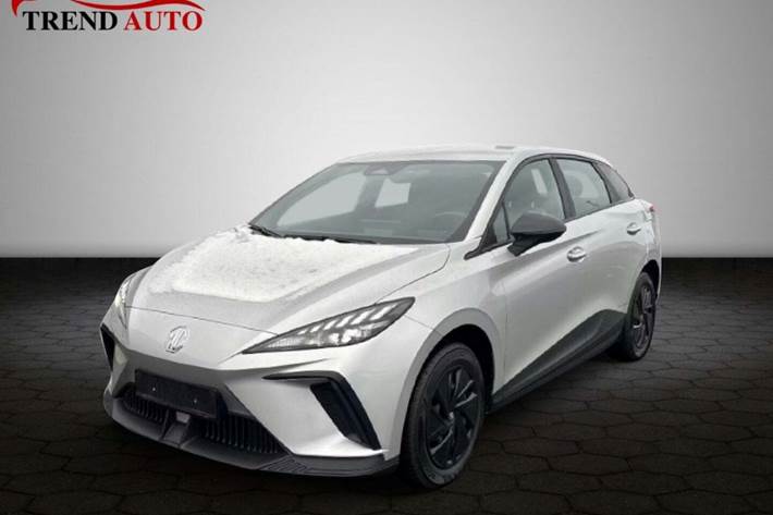 Sølv MG 4 fra 2023 set udefra