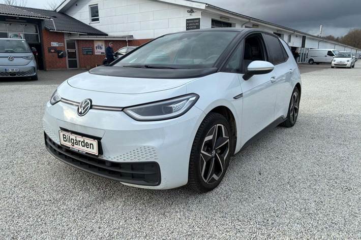Hvid VW ID.3 fra 2021