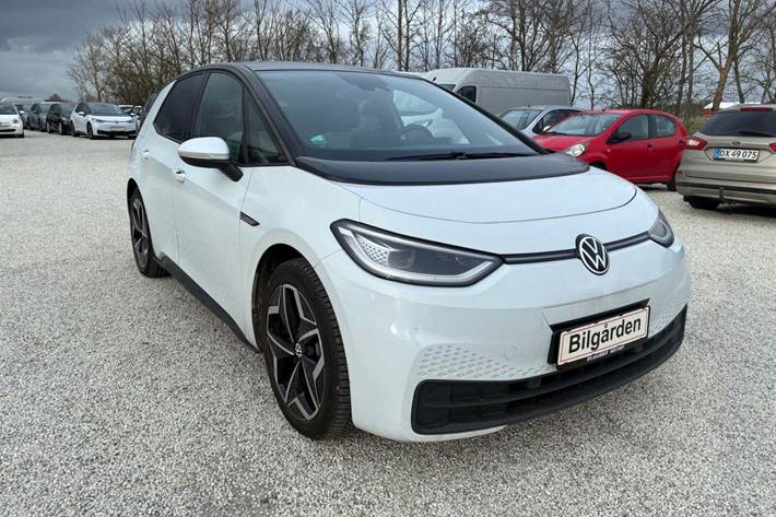 Hvid VW ID.3 fra 2021