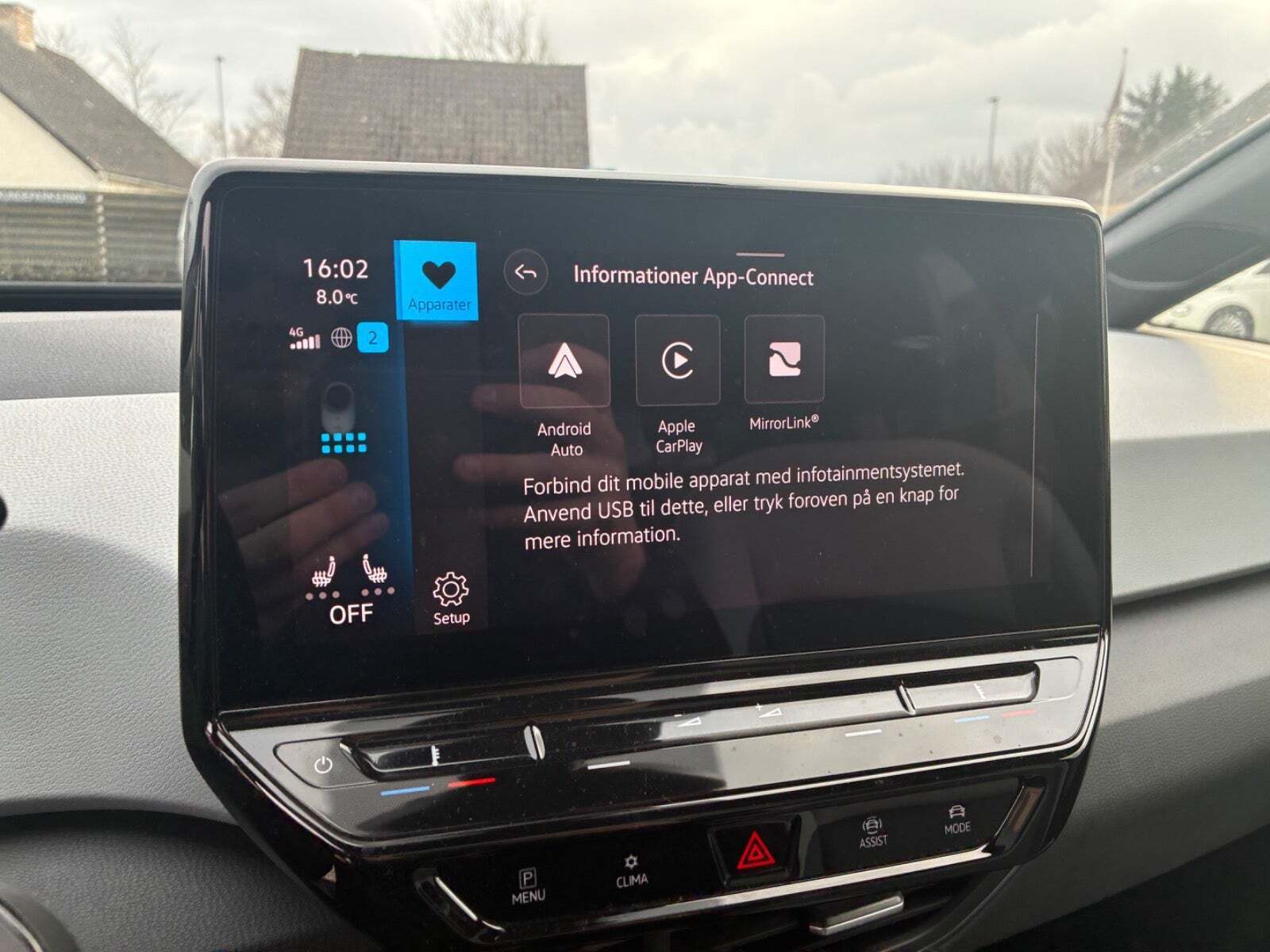 Hvid VW ID.3 fra 2021