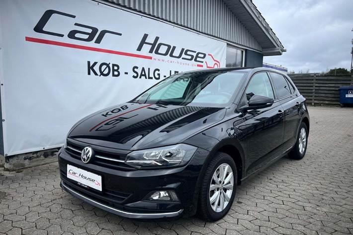 Sort VW Polo fra 2018