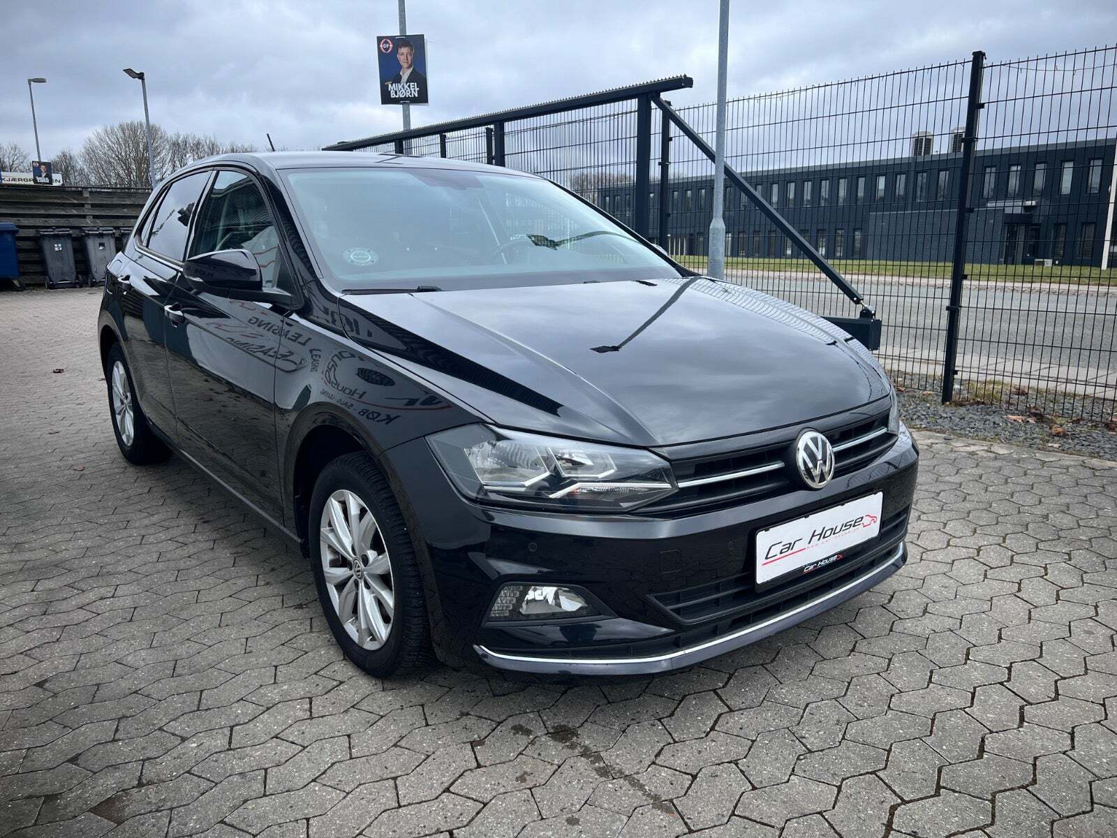 Sort VW Polo fra 2018