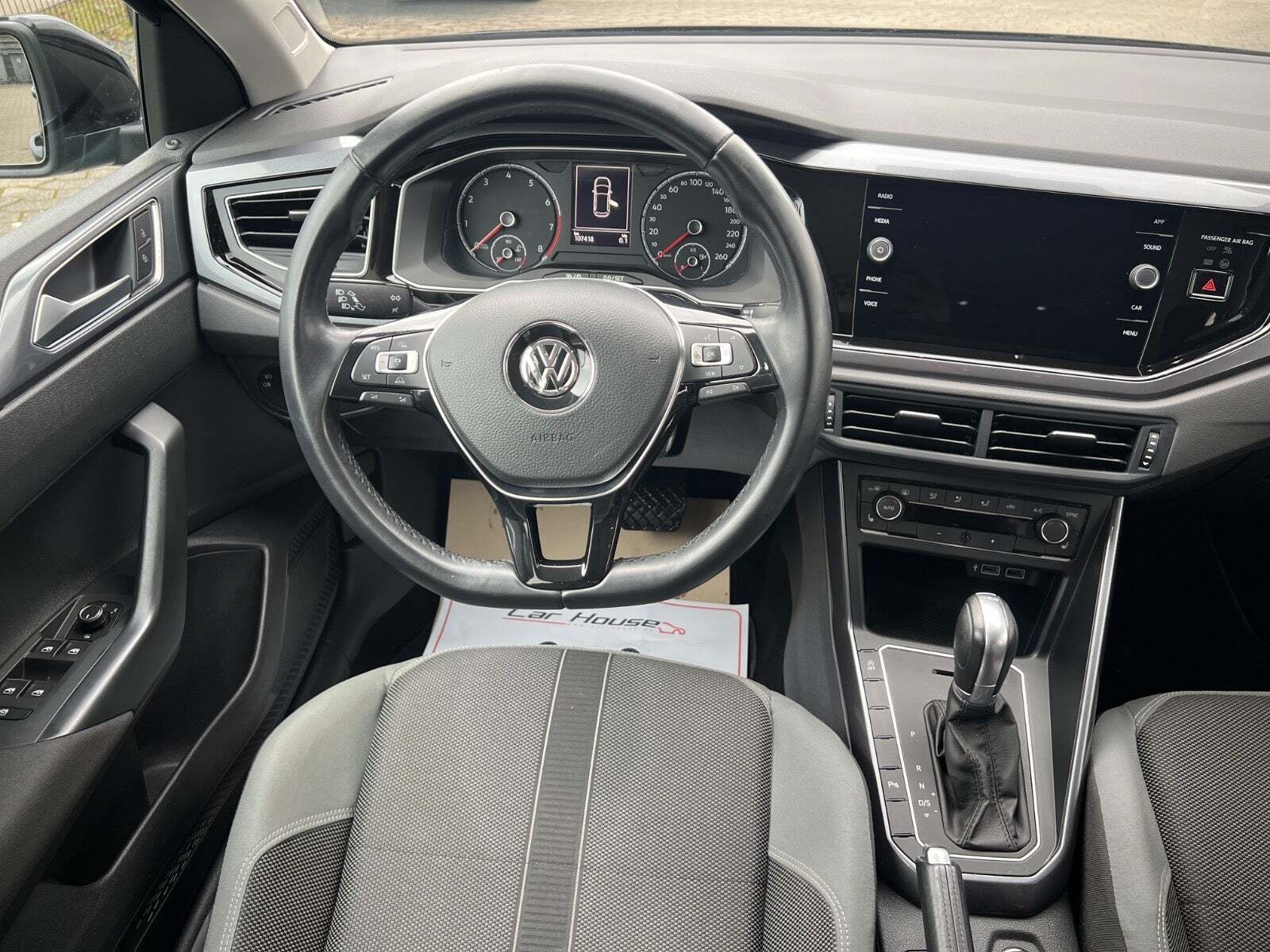 Sort VW Polo fra 2018