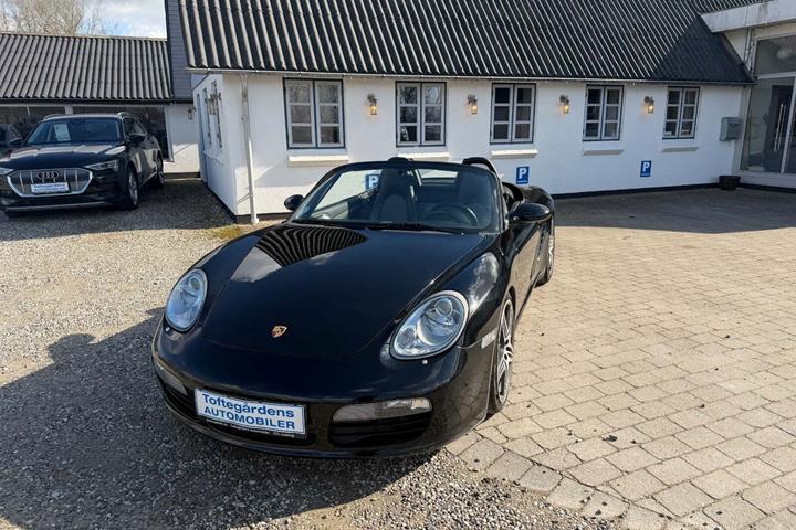 Sort Porsche Boxster S fra 2005