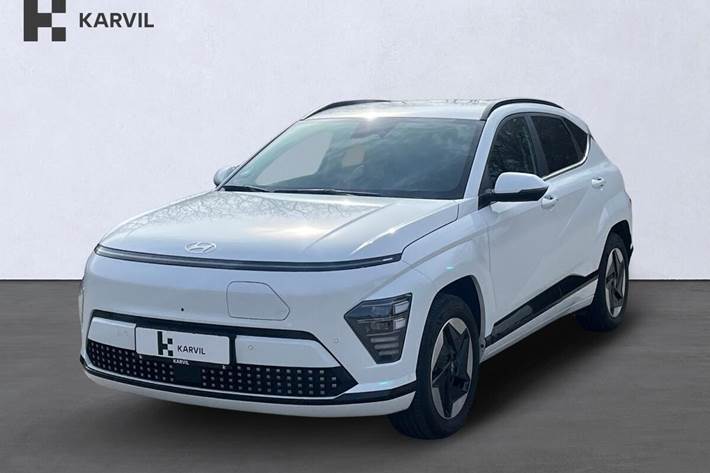 Hvid Hyundai Kona fra 2024