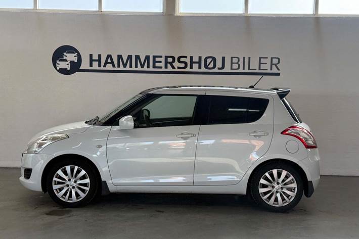 Hvid Suzuki Swift fra 2012