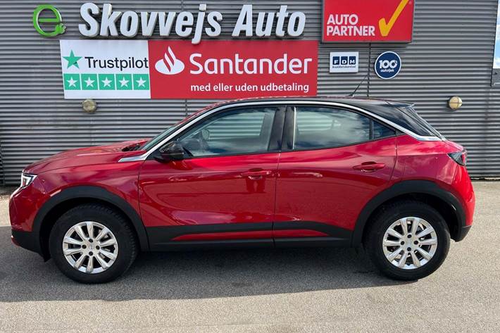 Rød Opel Mokka fra 2022